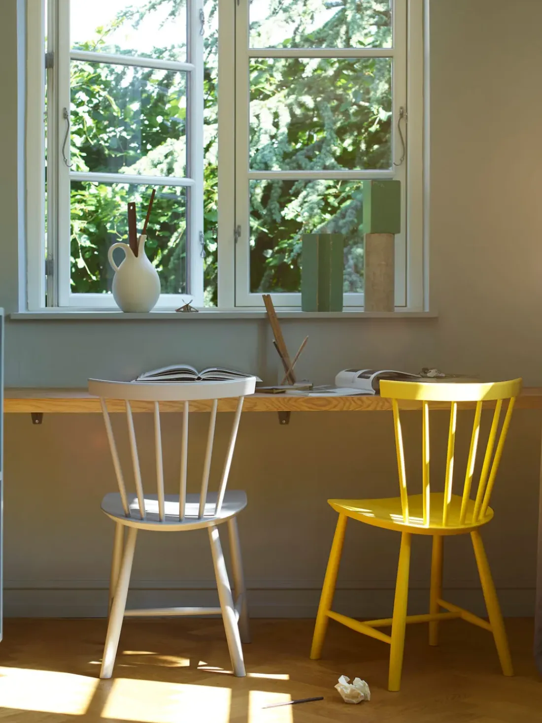 Silla artesanal de madera de haya J46