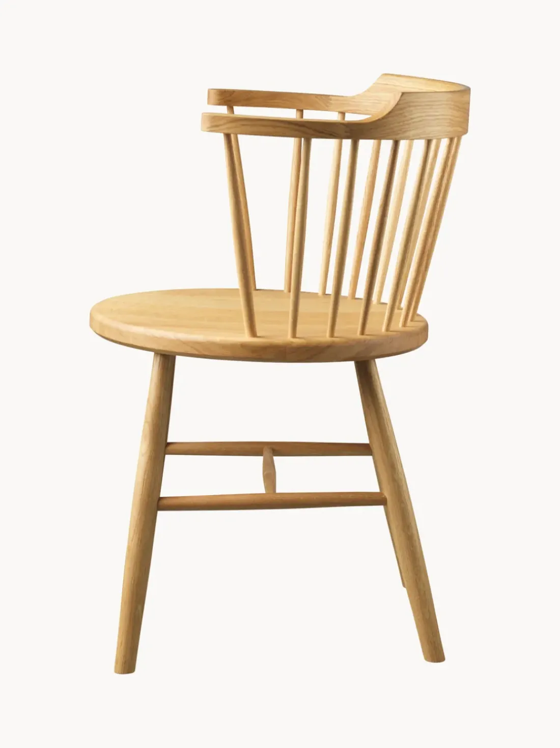 Silla artesanal de madera de roble J18