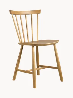 Silla artesanal de madera de roble J46