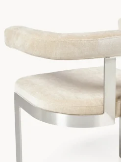 Silla cantilever tapizada Gianni