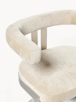 Silla cantilever tapizada Gianni