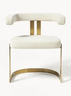 Silla cantilever tapizada Gianni