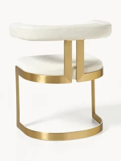 Silla cantilever tapizada Gianni