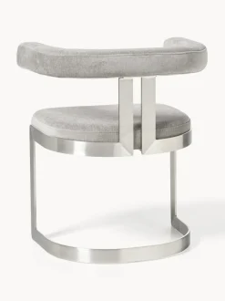 Silla cantilever tapizada Gianni