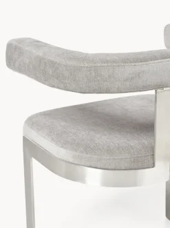 Silla cantilever tapizada Gianni