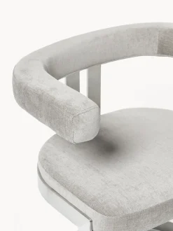 Silla cantilever tapizada Gianni