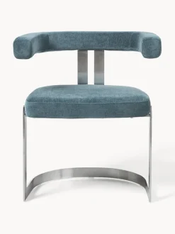 Silla cantilever tapizada Gianni
