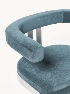 Silla cantilever tapizada Gianni