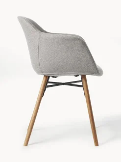 Silla con asiento estrecho y reposabrazos Fiji