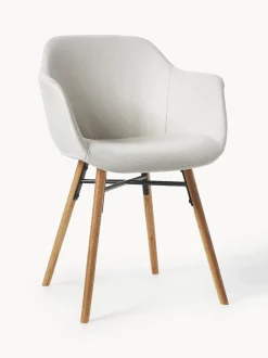 Silla con asiento estrecho y reposabrazos Fiji