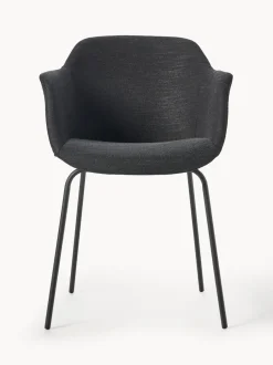 Silla con asiento estrecho y reposabrazos Fiji