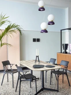 Silla con reposabrazos A.I., 2 uds.