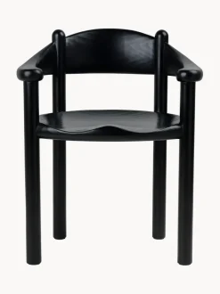 Silla con reposabrazos con madera de pino Daumiller