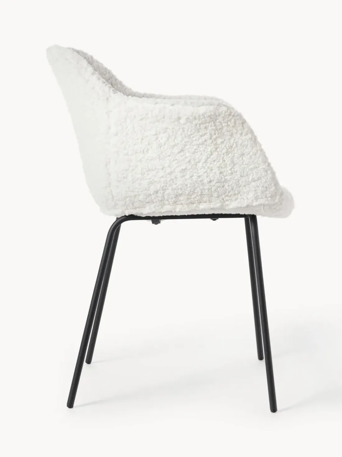 Silla con reposabrazos de borreguillo Fiji