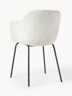 Silla con reposabrazos de borreguillo Fiji