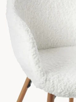 Silla con reposabrazos de borreguillo Fiji