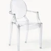 Silla con reposabrazos de diseño Louis Ghost
