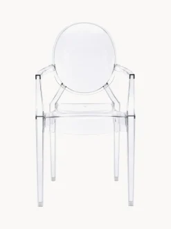 Silla con reposabrazos de diseño Louis Ghost