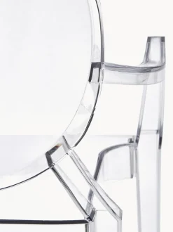Silla con reposabrazos de diseño Louis Ghost