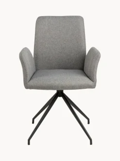 Silla con reposabrazos giratoria Naya