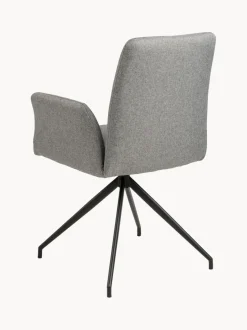 Silla con reposabrazos giratoria Naya