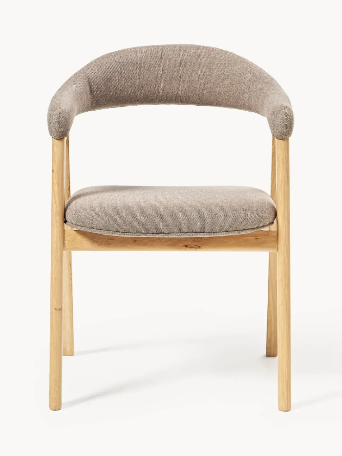 Silla con reposabrazos tapizada Nik