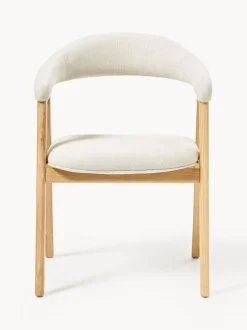 Silla con reposabrazos tapizada Nik
