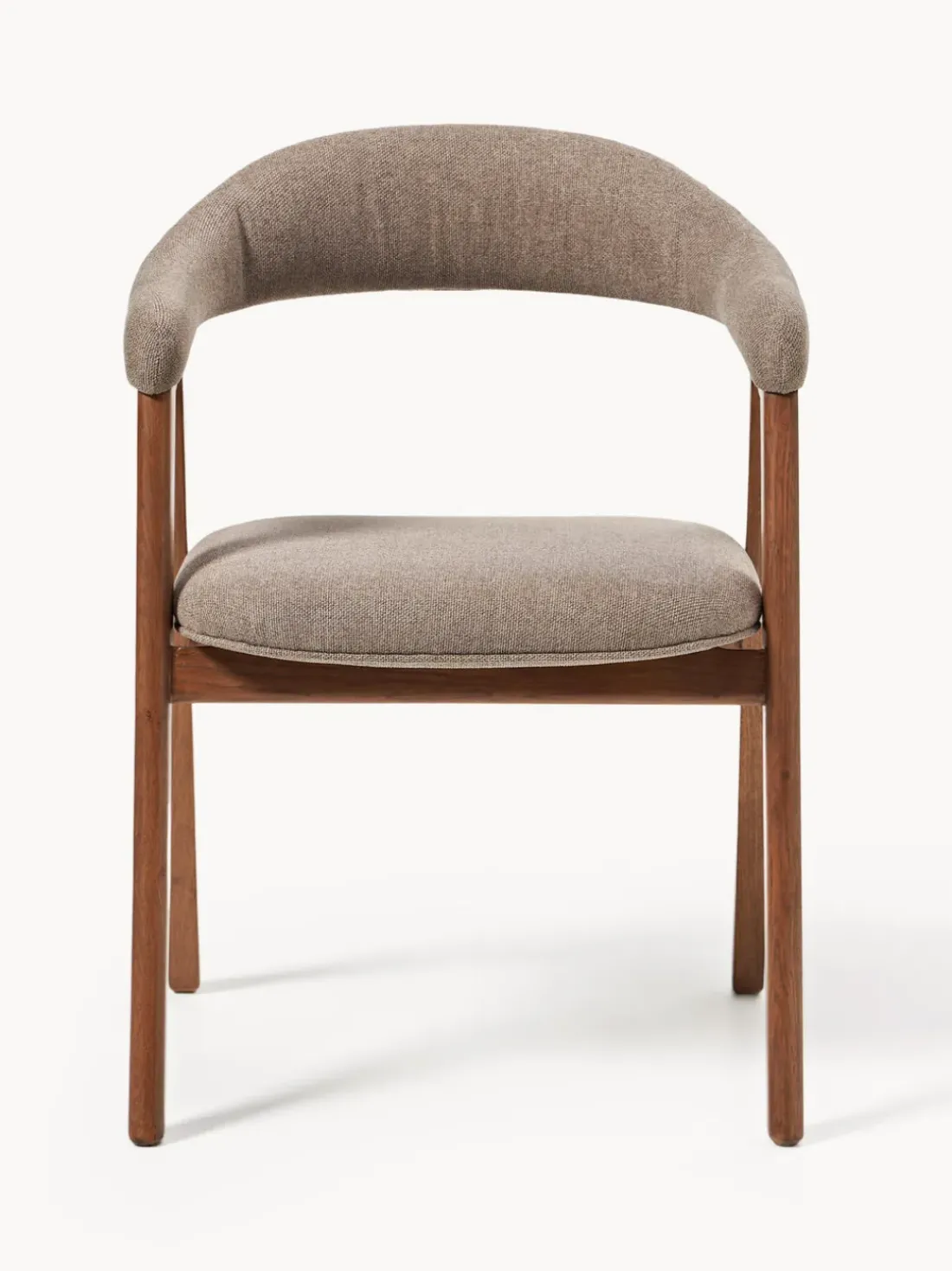 Silla con reposabrazos tapizada Nik
