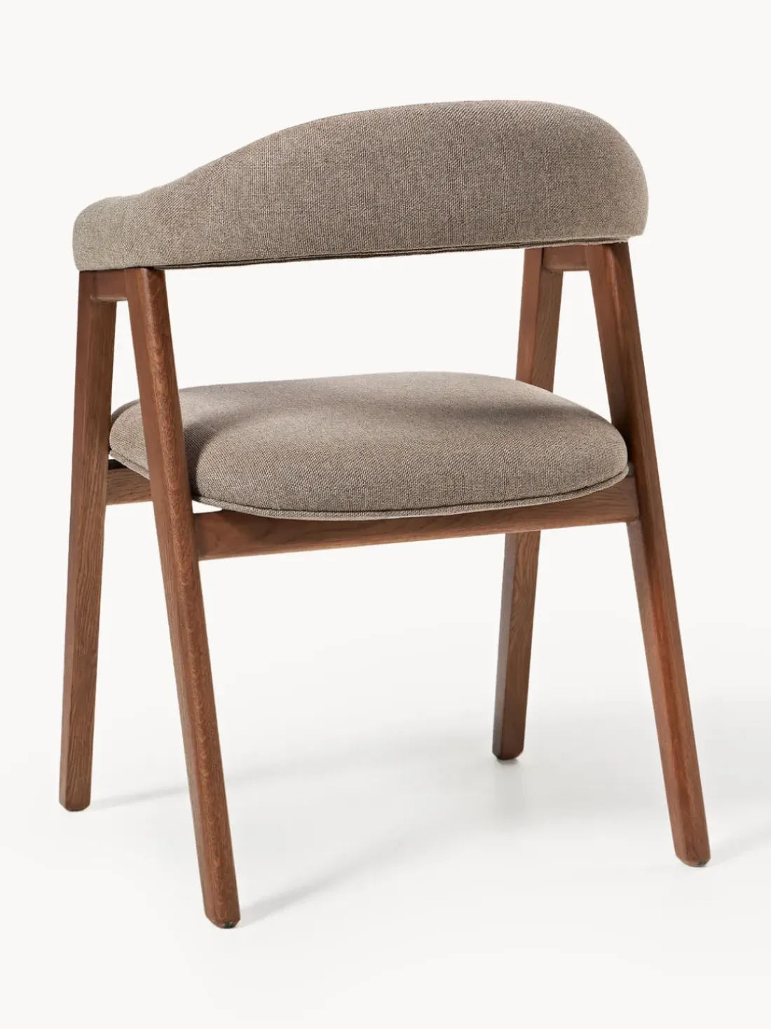 Silla con reposabrazos tapizada Nik