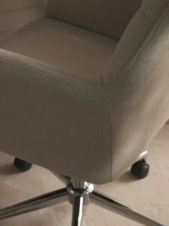Silla de escritorio con reposabrazos Benson, altura regulable