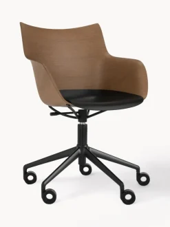 Silla de escritorio con reposabrazos Q/WOOD, altura regulable