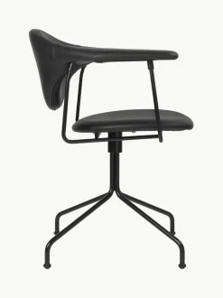 Silla de escritorio de cuero giratoria Masculo