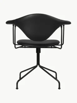 Silla de escritorio de cuero giratoria Masculo