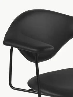 Silla de escritorio de cuero giratoria Masculo