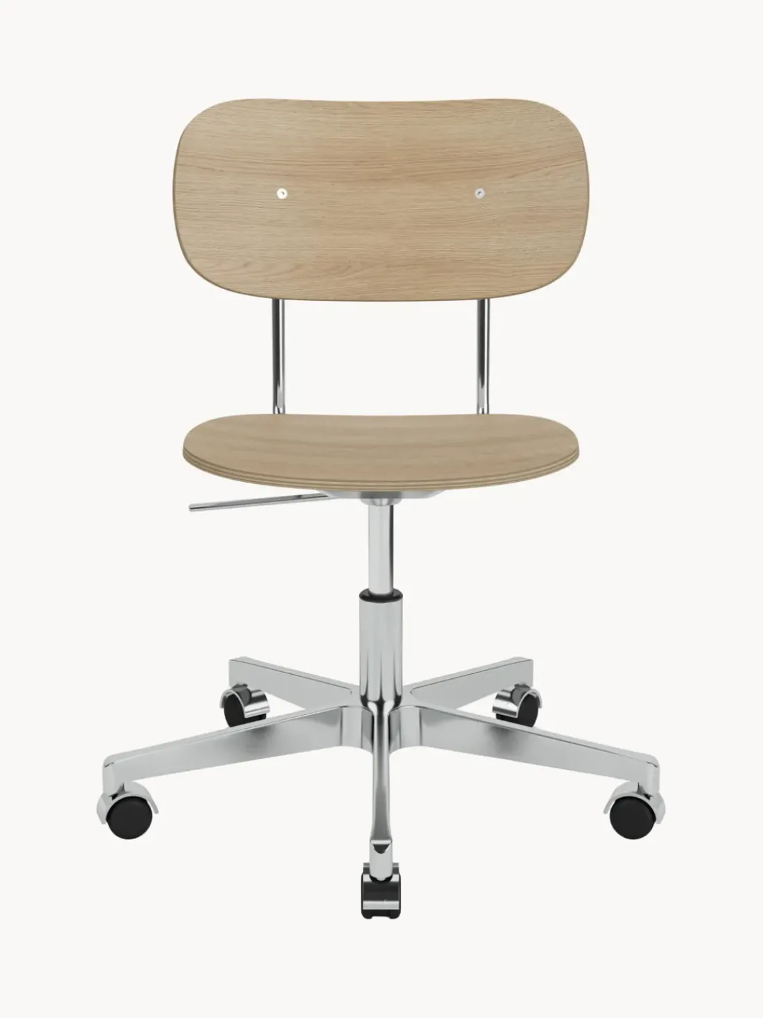 Silla de escritorio de madera Co, altura regulable