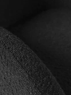 Silla de escritorio en tejido bouclé Lucie