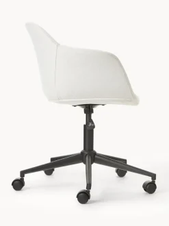 Silla de escritorio tapizada con asiento estrecho Fiji
