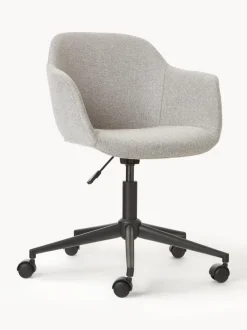 Silla de escritorio tapizada con asiento estrecho Fiji