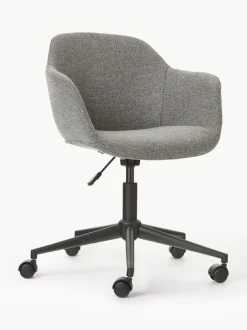 Silla de escritorio tapizada con asiento estrecho Fiji
