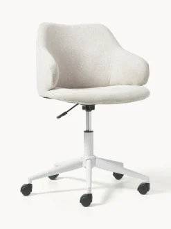 Silla de escritorio tapizada regulable en altura Einara