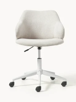 Silla de escritorio tapizada regulable en altura Einara