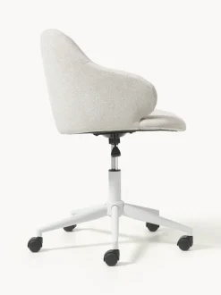 Silla de escritorio tapizada regulable en altura Einara