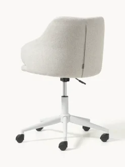 Silla de escritorio tapizada regulable en altura Einara