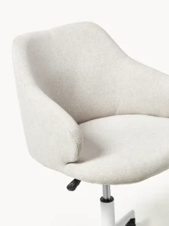 Silla de escritorio tapizada regulable en altura Einara