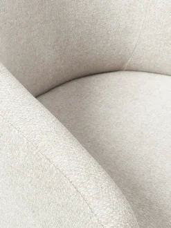 Silla de escritorio tapizada regulable en altura Einara