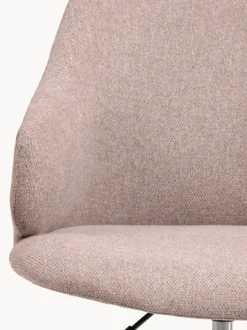 Silla de escritorio tapizada regulable en altura Einara