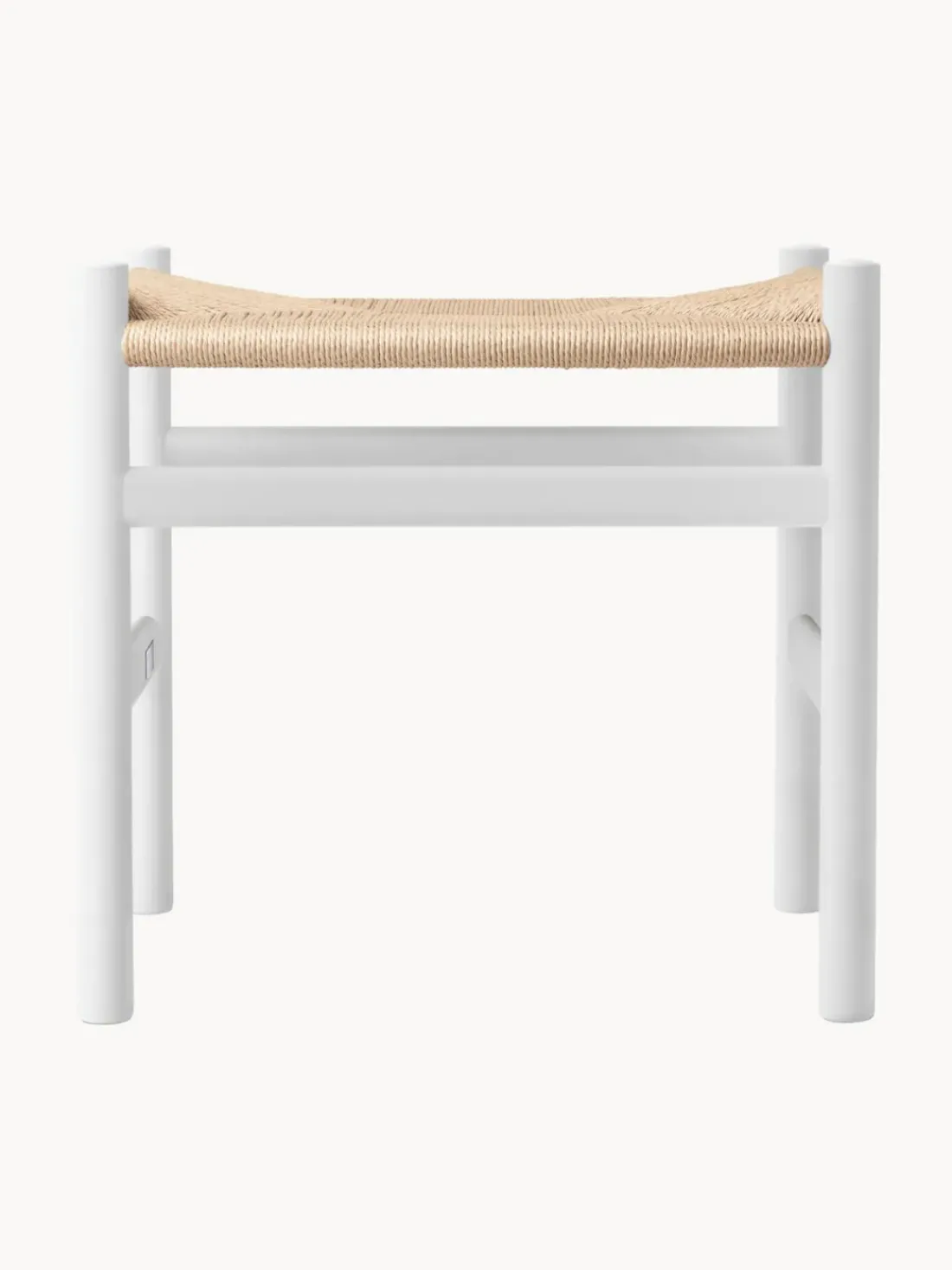 Silla de madera con asiento tejido a mano CH36