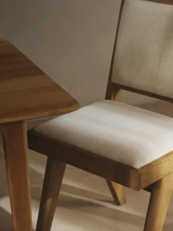 Silla de madera tapizada Sissi