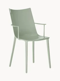 Silla de plástico con reposabrazos H.H.H.