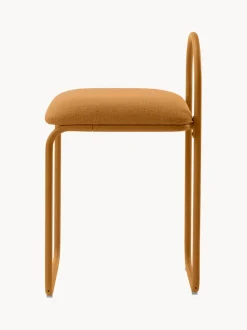 Silla en tejido bouclé Angui